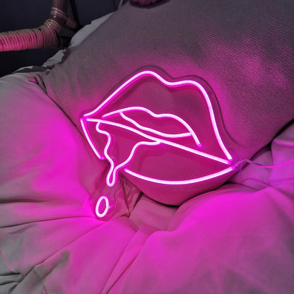 Dripping Lips | LED Neon Sign