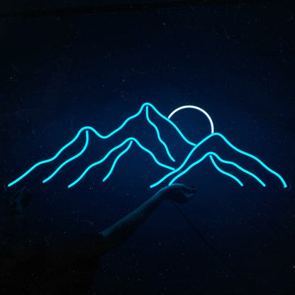 Mountains Sunset | LED Neon Sign