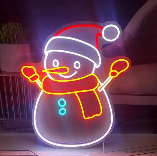 Snowman Christmas | LED Neon Sign