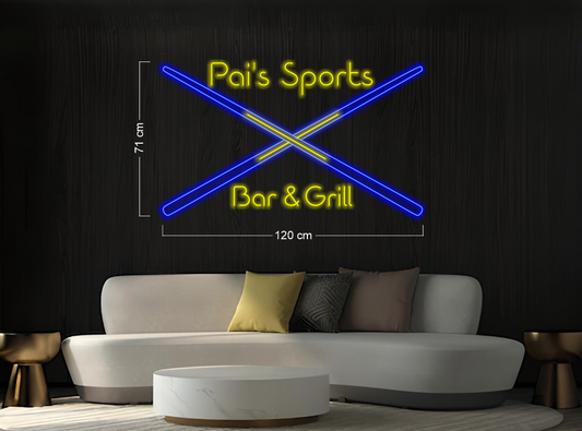 Pai's sports bar & grill - outdoor applications | Backlit Sign