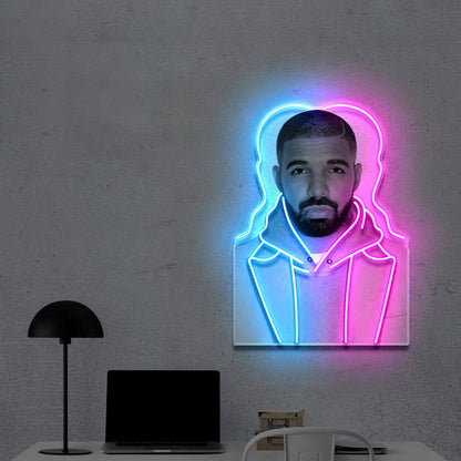 King Of The North | Neon Acrylic Artwork