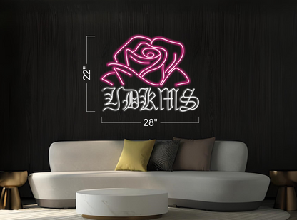 (2 sets) Flowers and Lightning bowl  | LED Neon Sign