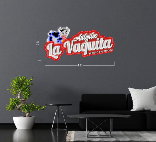 Autojitos La Vaquita Mexican Food | LED Neon Sign