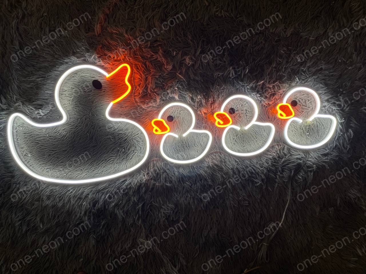 Duck Family | LED Neon Sign