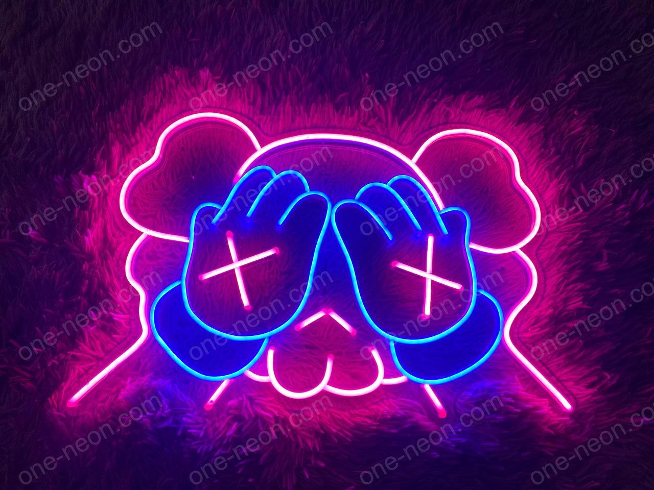 KAWS head | LED Neon Sign - ONE Neon