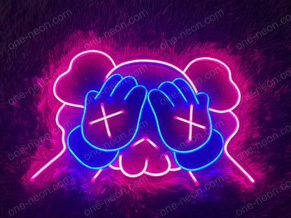 KAWS head | LED Neon Sign - ONE Neon