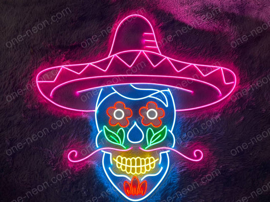 Calavera Mexico | LED Neon Sign