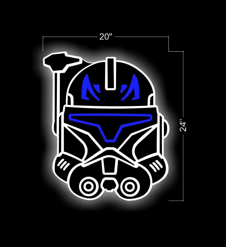 Captain Rex | Edge Lit Acrylic Signs