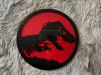 Jurassic Park | Edge Lit Acrylic Signs