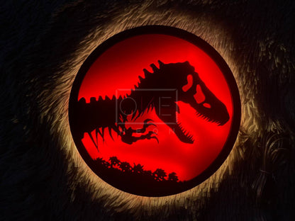 Jurassic Park | Edge Lit Acrylic Signs