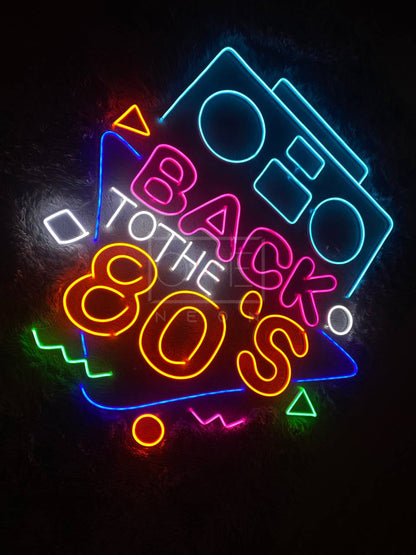 Back To The 80s | LED Neon Sign