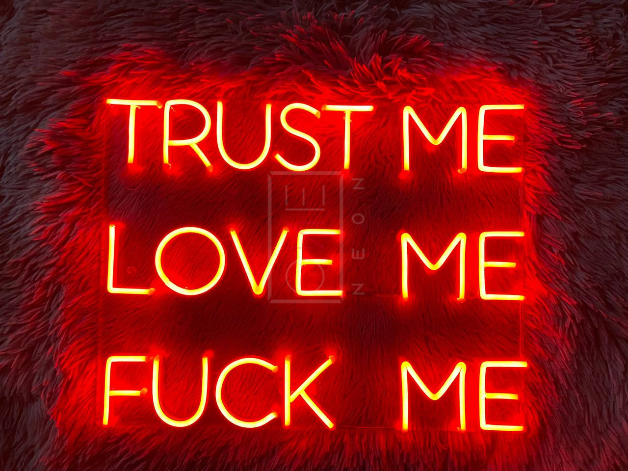 Trust Me Love Me Fuck Me | LED Neon Sign