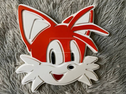 Tails Sonic | Edge Lit Acrylic Signs