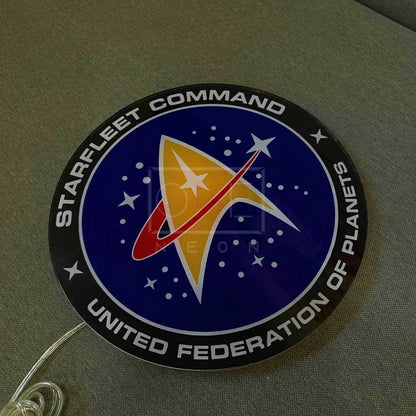 Star Fleet Command | Edge Lit Acrylic Signs