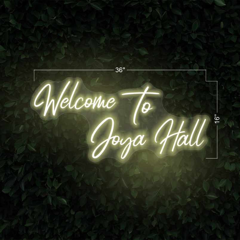 Better Together & Welcome To Joya Hall | LED Neon Sign