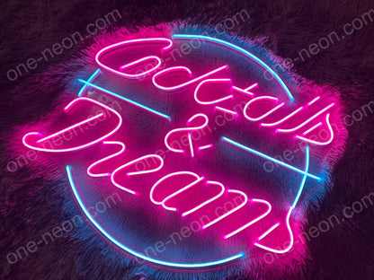 Cocktails & Dream | LED Neon Sign