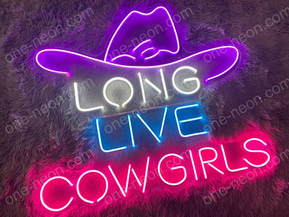 Long Live Cowgirls | LED Neon Sign