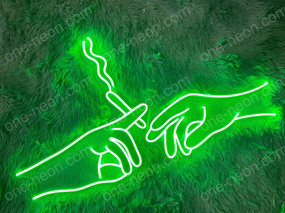 Smoking Hand | LED Neon Sign - ONE Neon