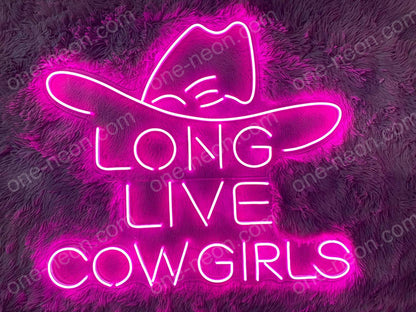 Long Live Cowgirls | LED Neon Sign