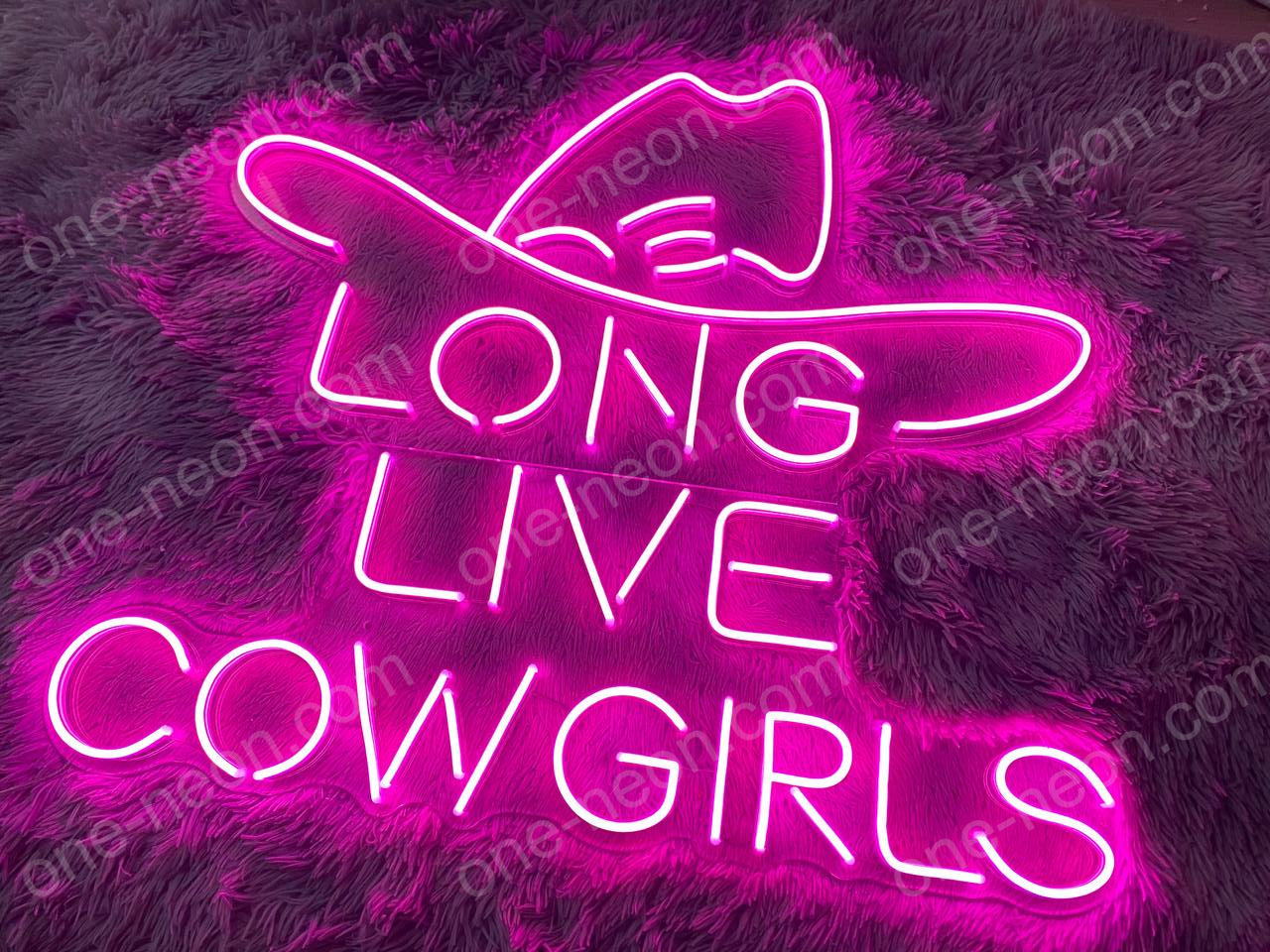 Long Live Cowgirls | LED Neon Sign