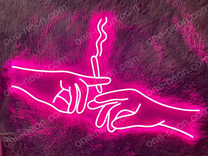 Smoking Hand | LED Neon Sign - ONE Neon