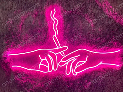 Smoking Hand | LED Neon Sign - ONE Neon