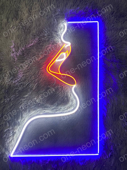 Woman Face | LED Neon Sign