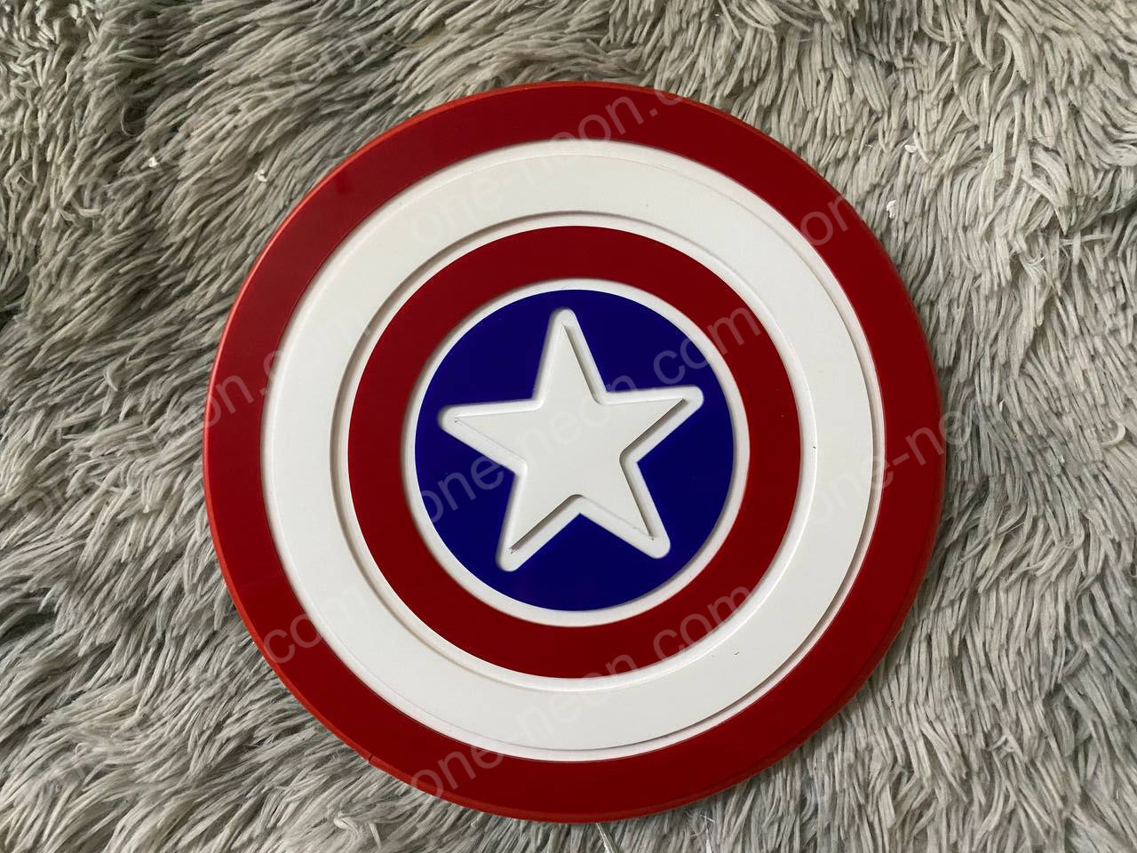 Captain America Shield | Edge Lit Acrylic Signs