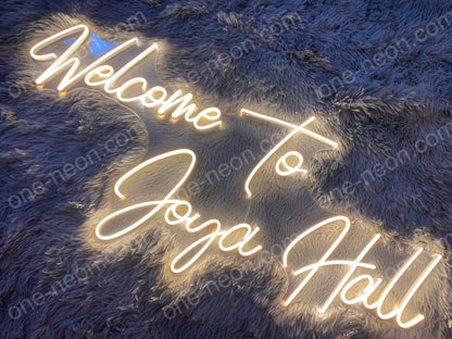 Better Together & Welcome To Joya Hall | LED Neon Sign