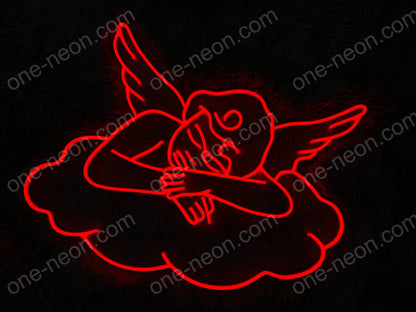 Sleeping Angel | LED Neon Sign