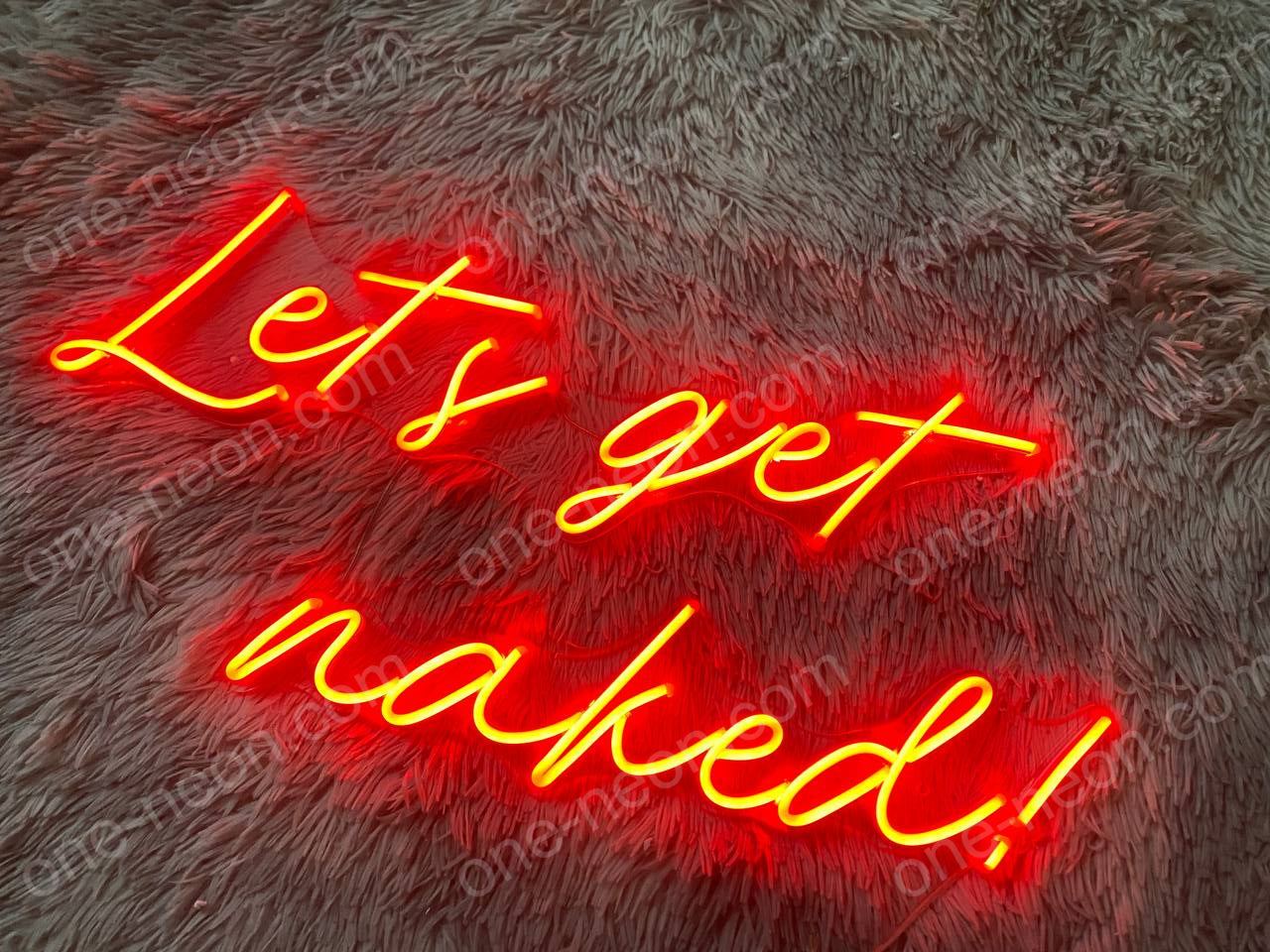 Let's Get Naked! | LED Neon Sign