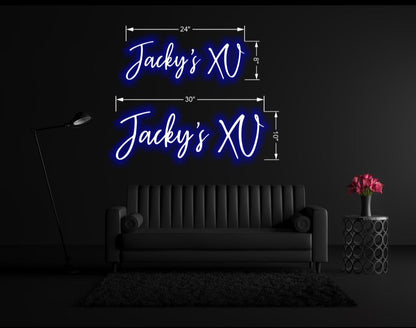 Jacky's XV | LED Neon Sign