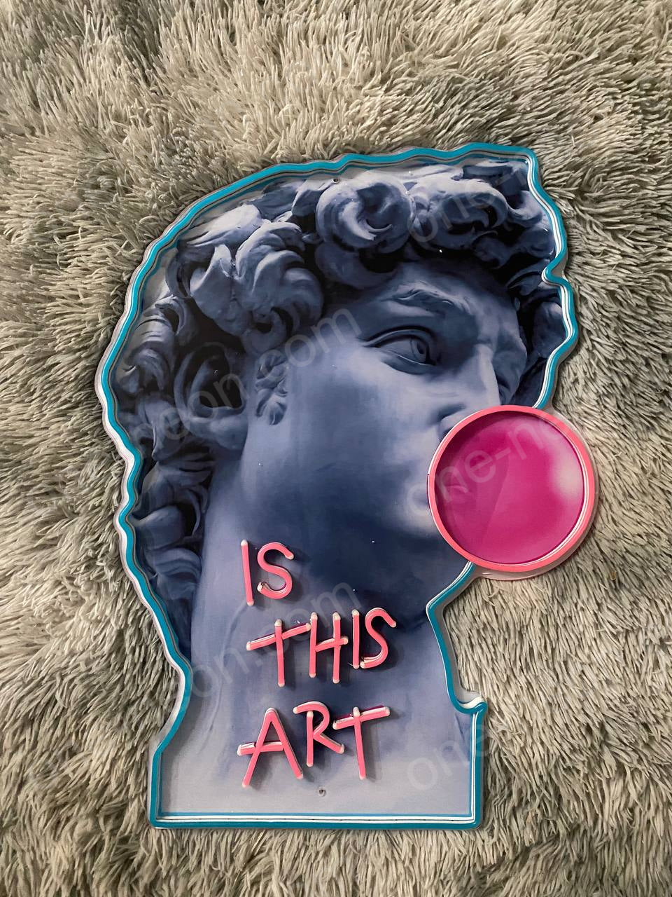 This Is Art | Neon Acrylic Artwork