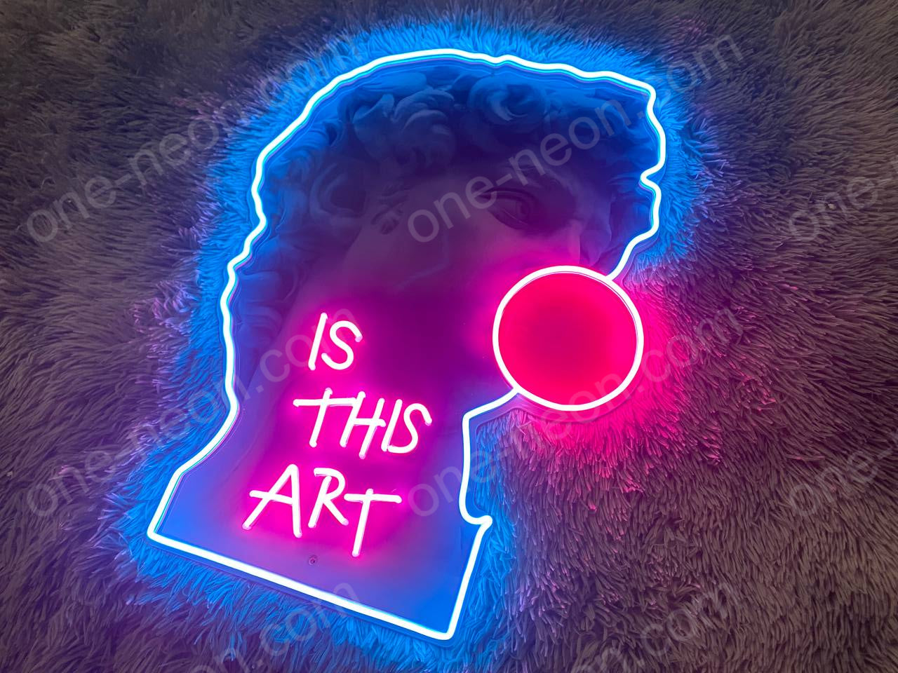 This Is Art | Neon Acrylic Artwork