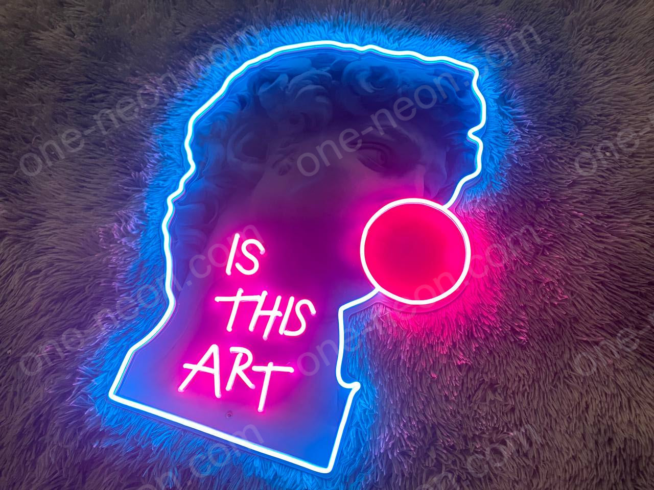 This Is Art | Neon Acrylic Artwork