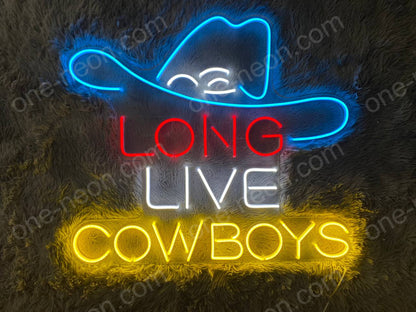 Long Live Cowboys | LED Neon Sign