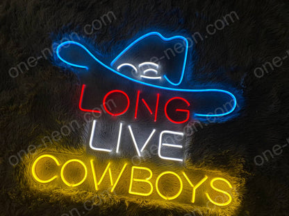 Long Live Cowboys | LED Neon Sign