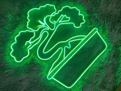 Pot Of Plant | LED Neon Sign