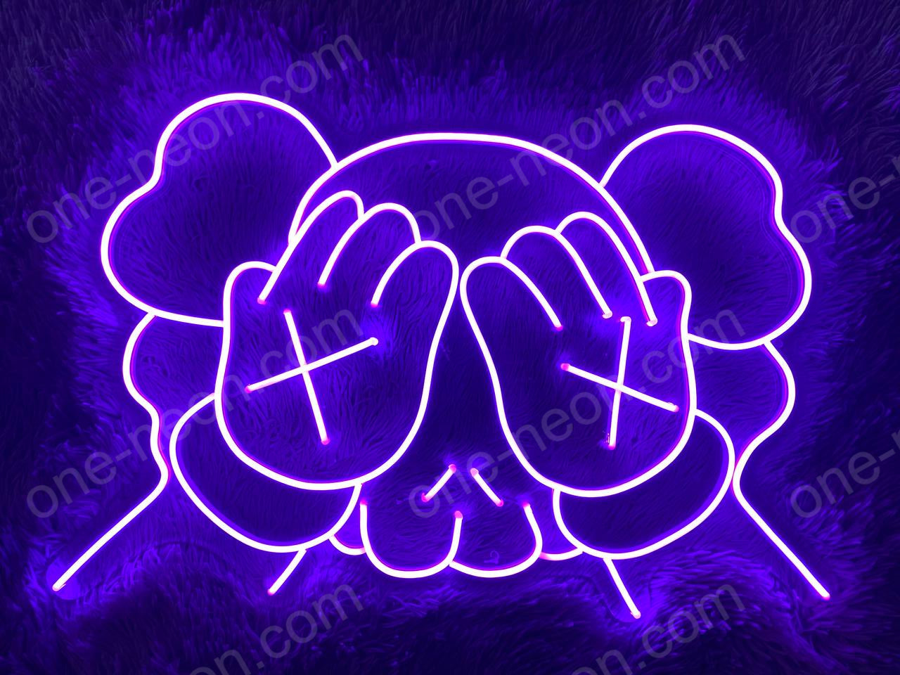 KAWS head | LED Neon Sign