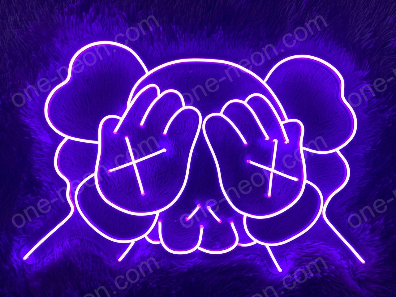 KAWS head | LED Neon Sign - ONE Neon