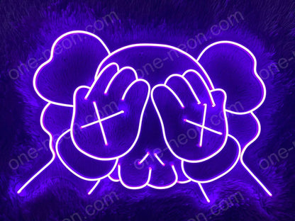 KAWS head | LED Neon Sign - ONE Neon
