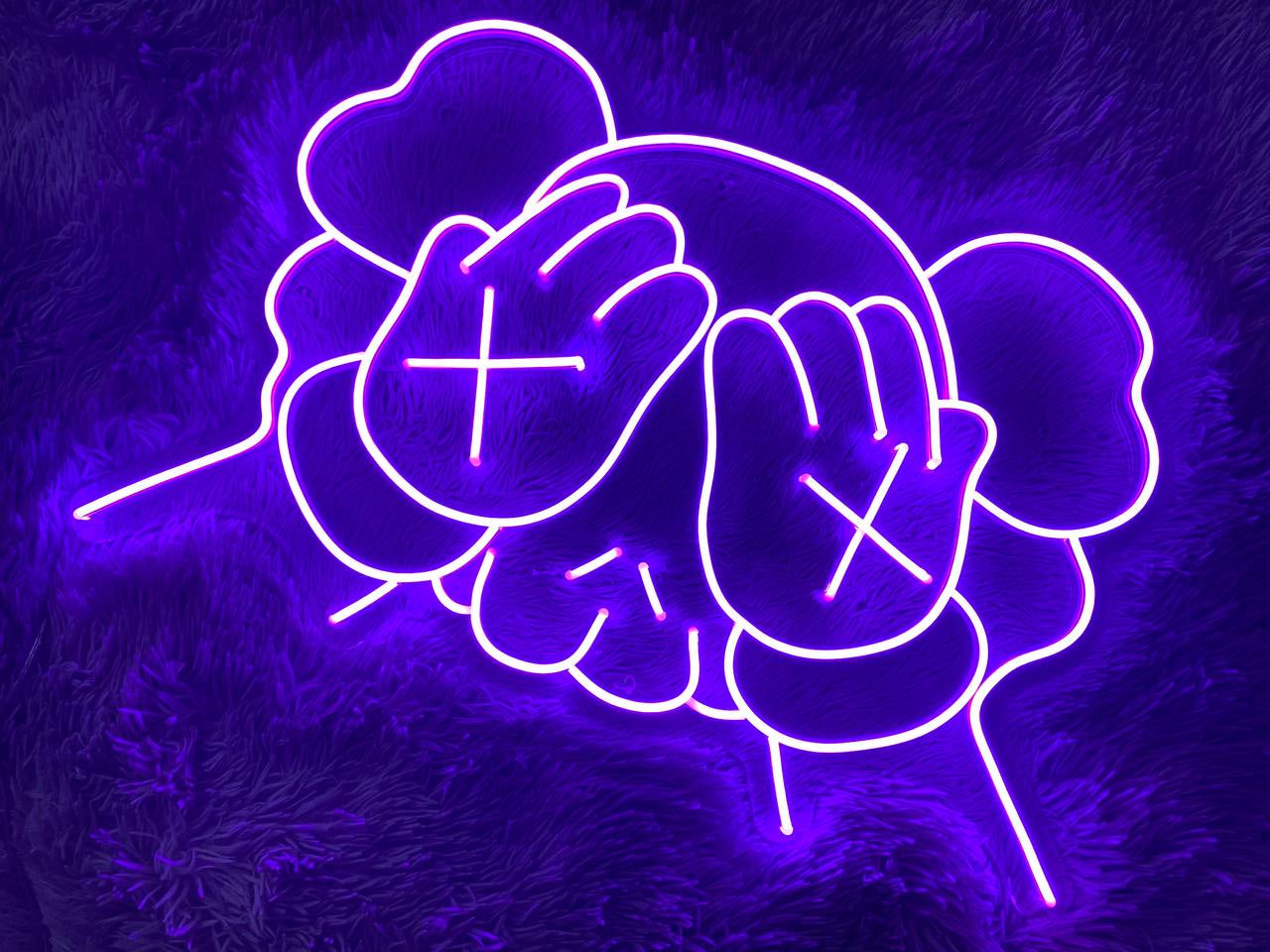KAWS head | LED Neon Sign