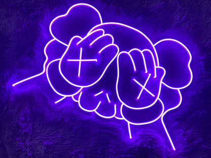 KAWS head | LED Neon Sign