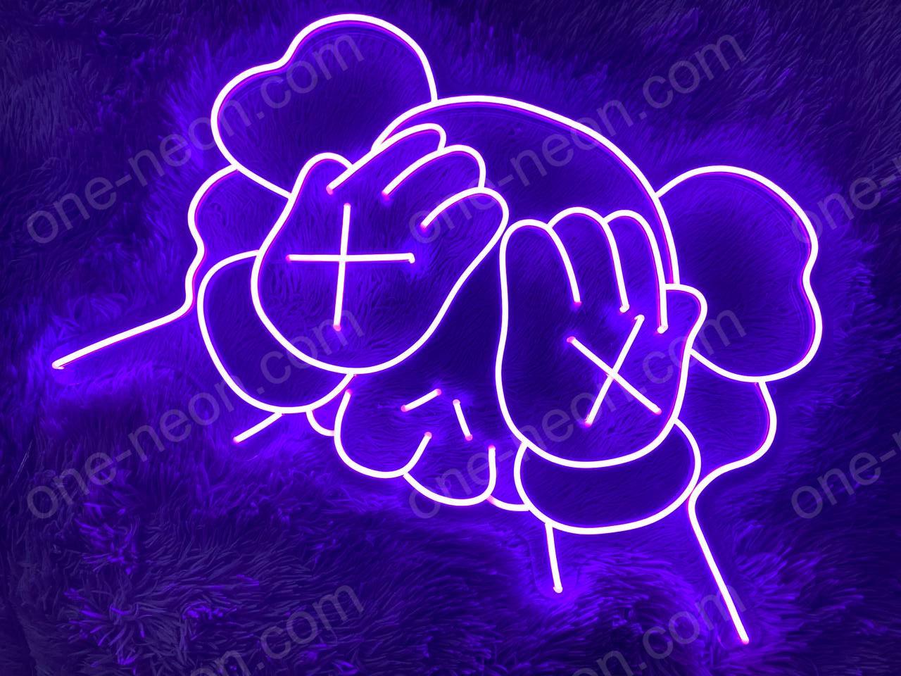 KAWS head | LED Neon Sign - ONE Neon