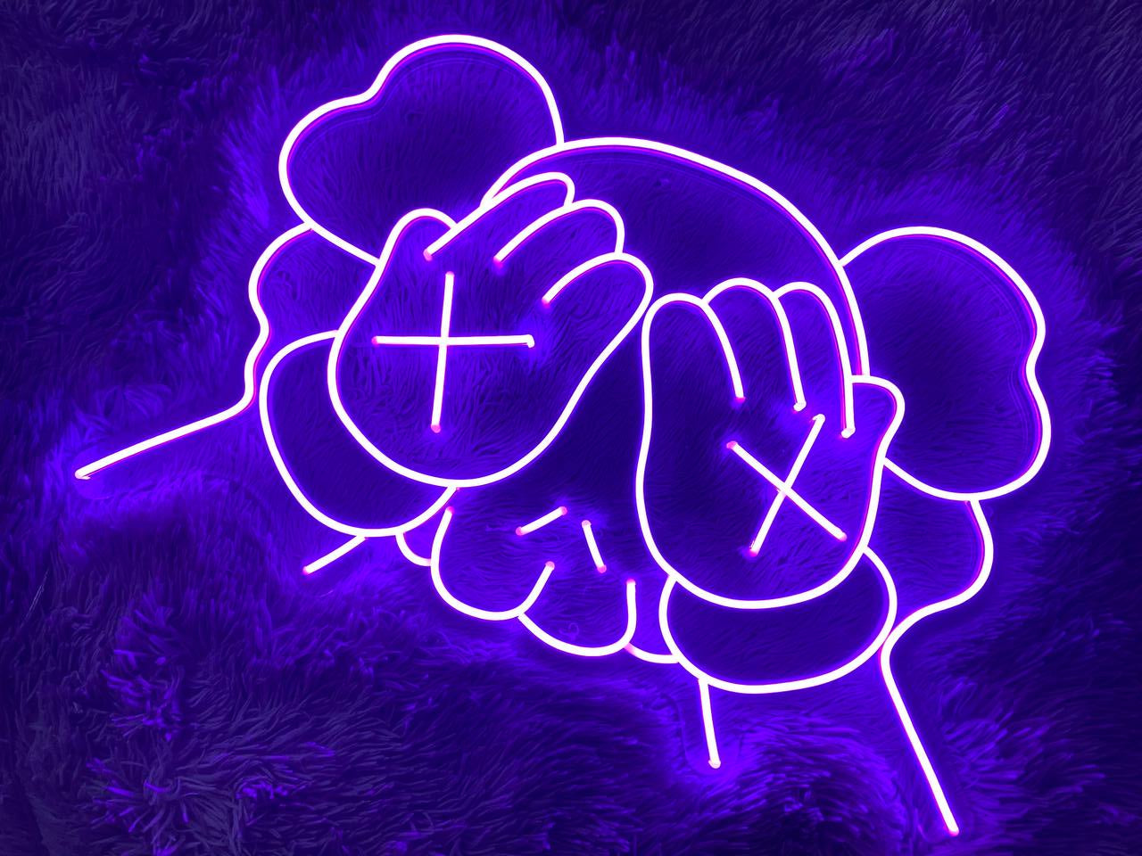 KAWS head | LED Neon Sign