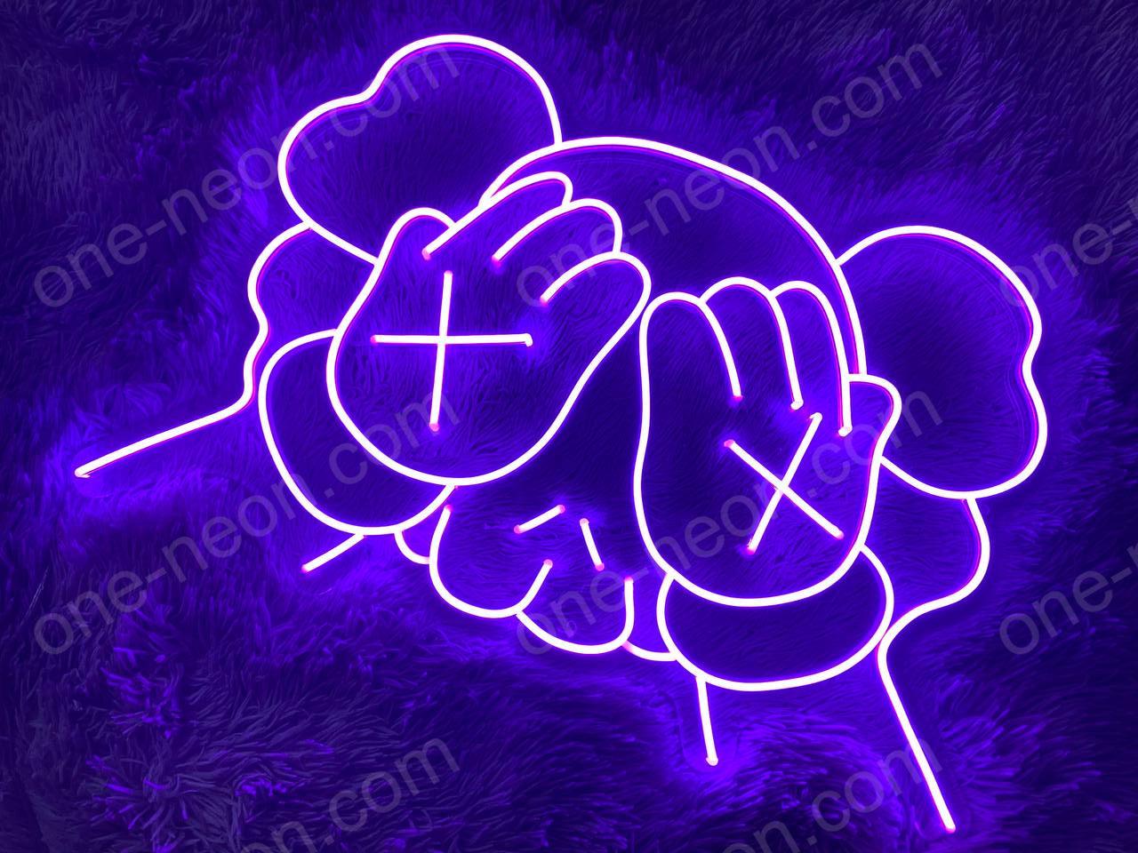 KAWS head | LED Neon Sign - ONE Neon