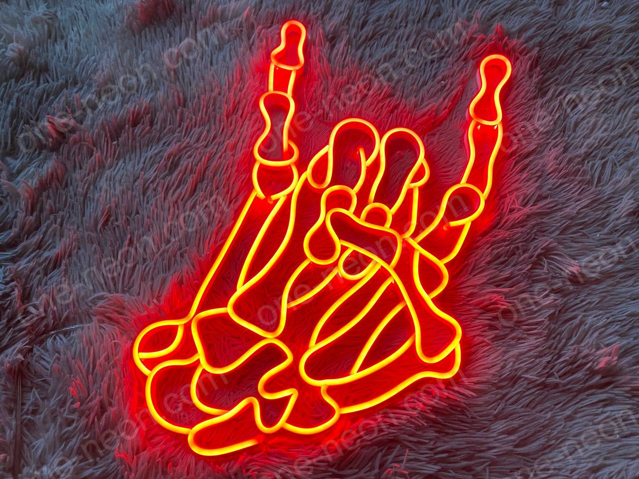 Rock Roll Hand | LED Neon Sign