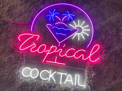 Tropical Cocktail | LED Neon Sign