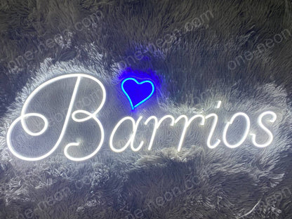 Barrios | LED Neon Sign