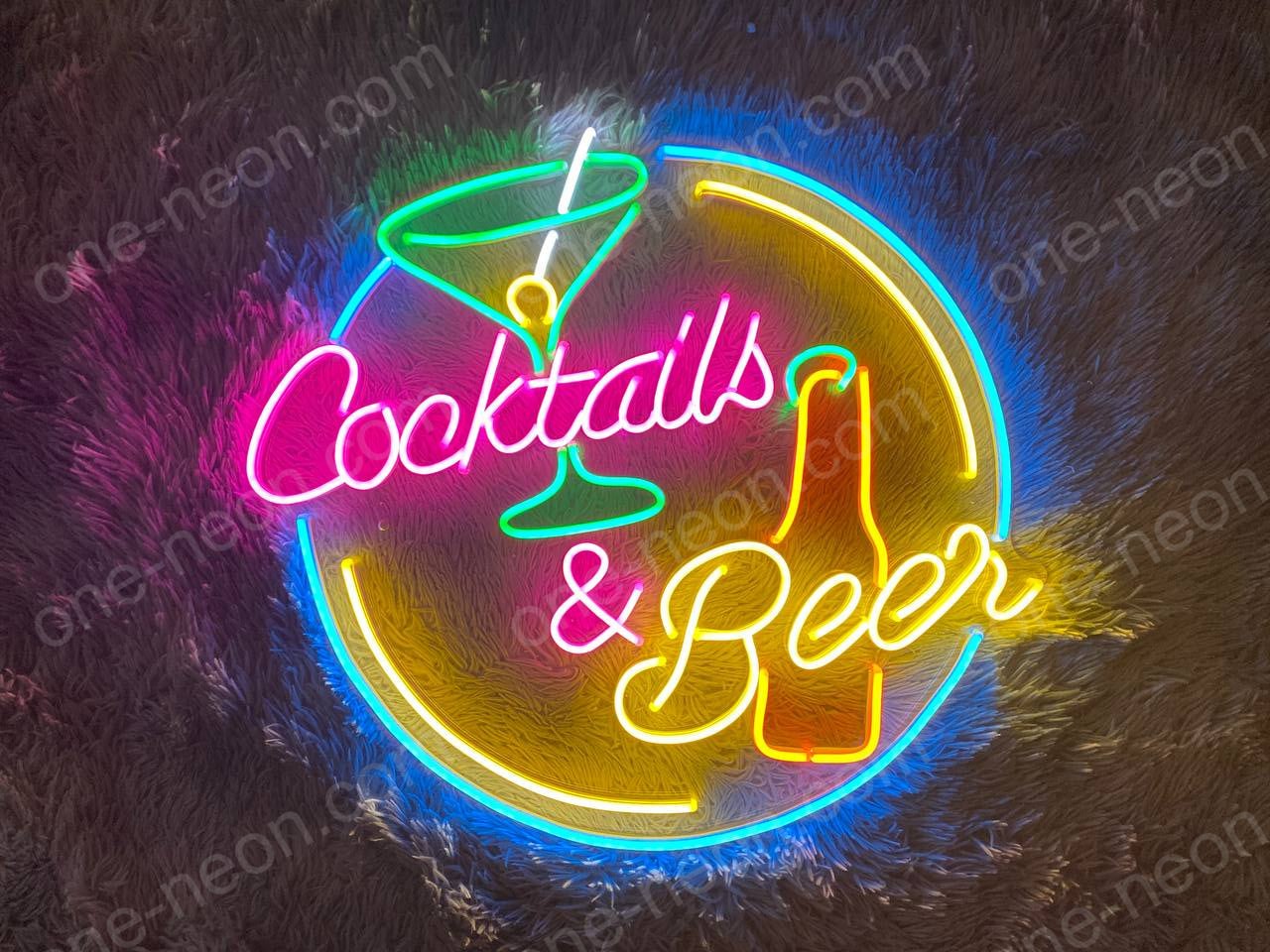 Cocktails & Beer | LED Neon Sign